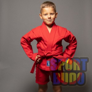 Куртка самбо STELS JUNIOR красная