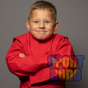 Куртка самбо STELS JUNIOR красная