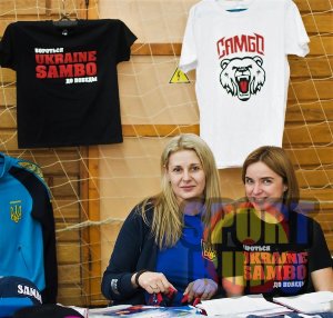 Футболка "Самбо" белая взрослая