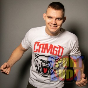 Футболка "Самбо" белая взрослая