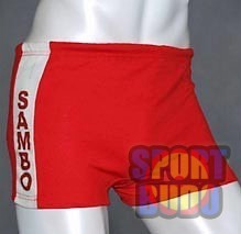 Шорты самбо GREEN HILL красные