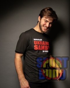 Футболка "Самбо" чёрная взрослая