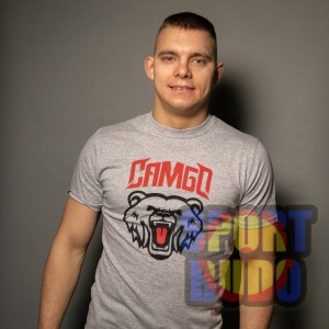 Футболка "Самбо" серая взрослая