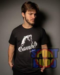 Футболка "Самбо" чёрная взрослая
