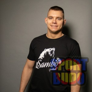 Футболка "Самбо" чёрная взрослая