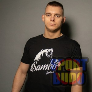 Футболка "Самбо" чёрная взрослая