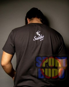Футболка "Самбо" чёрная взрослая