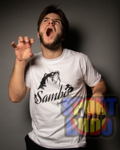 Футболка "Самбо" белая взрослая