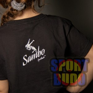 Футболка "Самбо" чёрная детская
