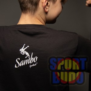 Футболка "Самбо" чёрная детская