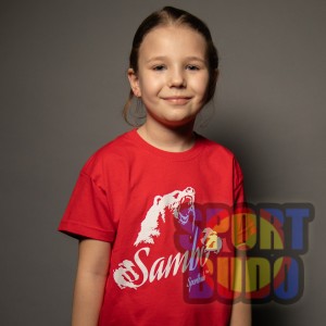 Футболка "Самбо" детская, красная
