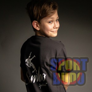 Футболка "Самбо" чёрная детская