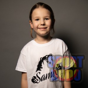 Футболка "Самбо" детская, белая